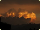 Clarens__148 - Storm clouds and the later afternoon sun setting