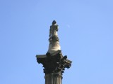 UK_38 - Lord Nelson on top of his column looking at the moon