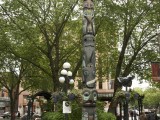 USA_56 - the Totem pole at Pioneer Square, Seattle